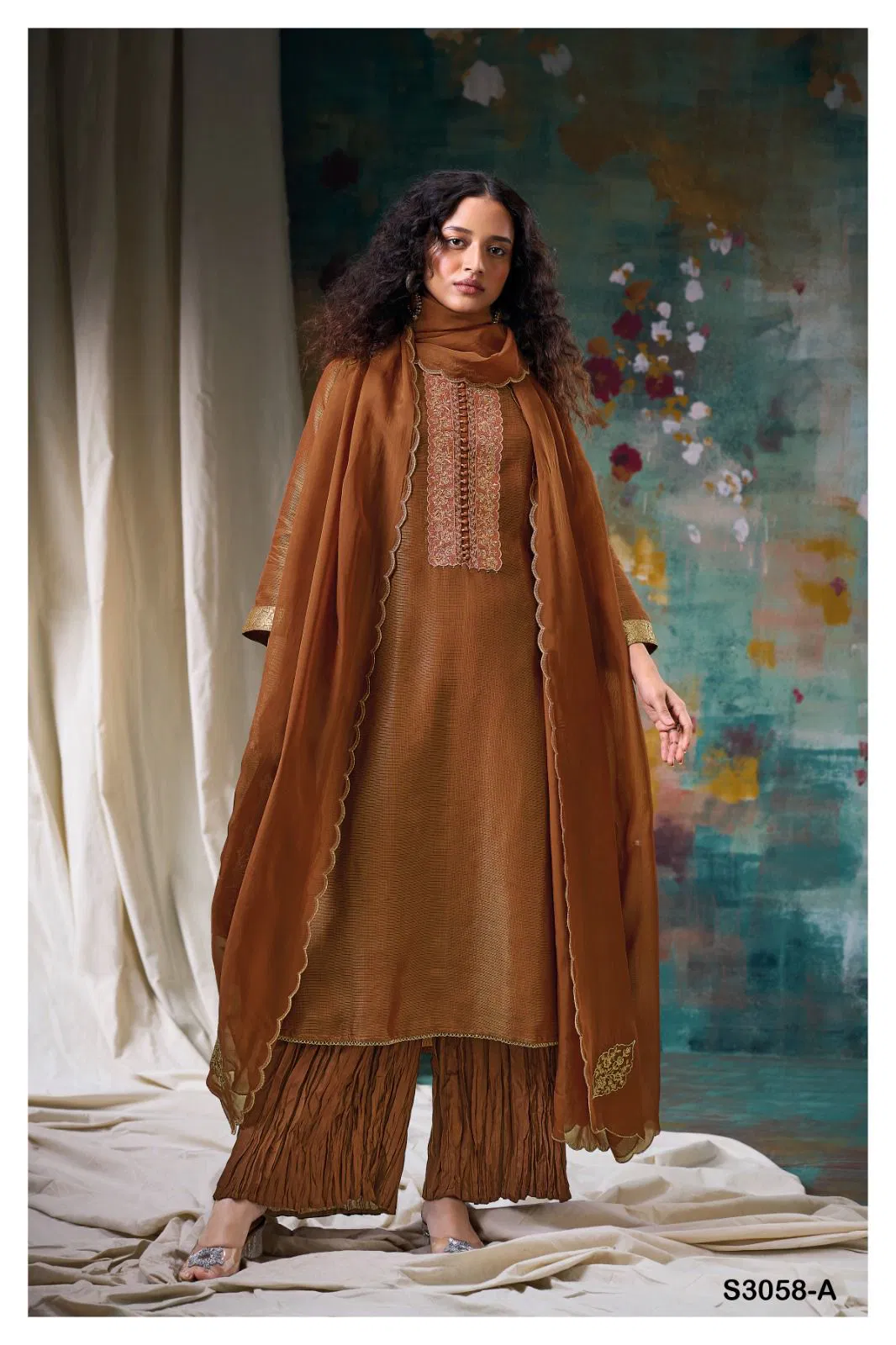 Aneta By Ganga Designer Dress Material Orders In India